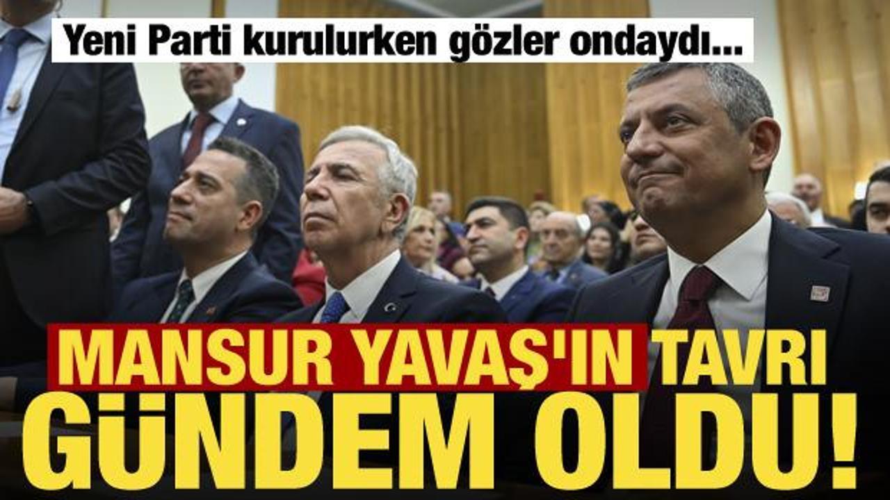 CHP’de deprem yaşanırken Mansur Yavaş yine şaşırtmadı!